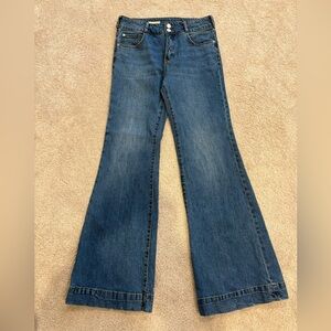 Pilcro Blue Flare Women's Jeans